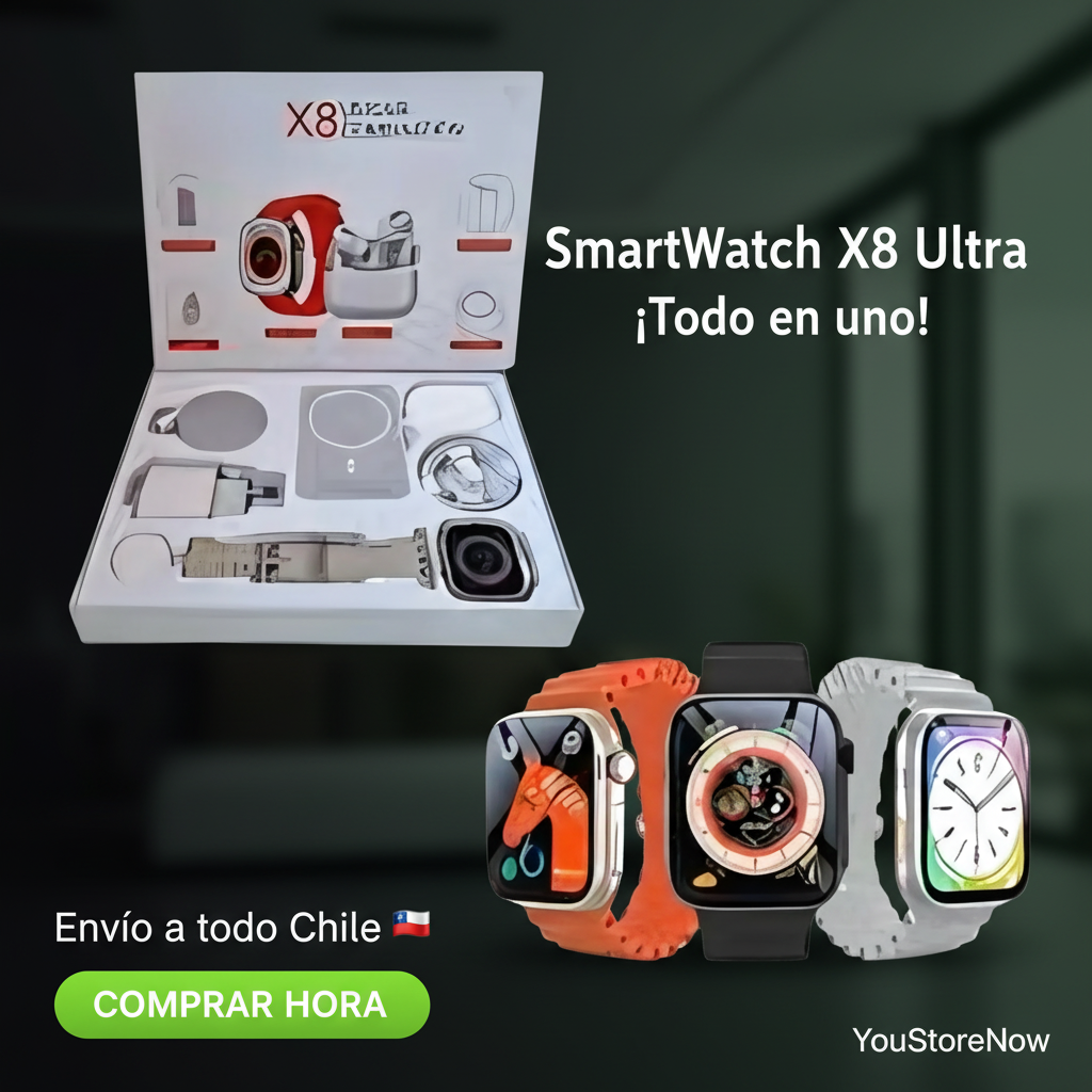 Smartwatch en Chile: ¿Vale la Pena el Combo Smartwatch + Audífonos + Power Bank?