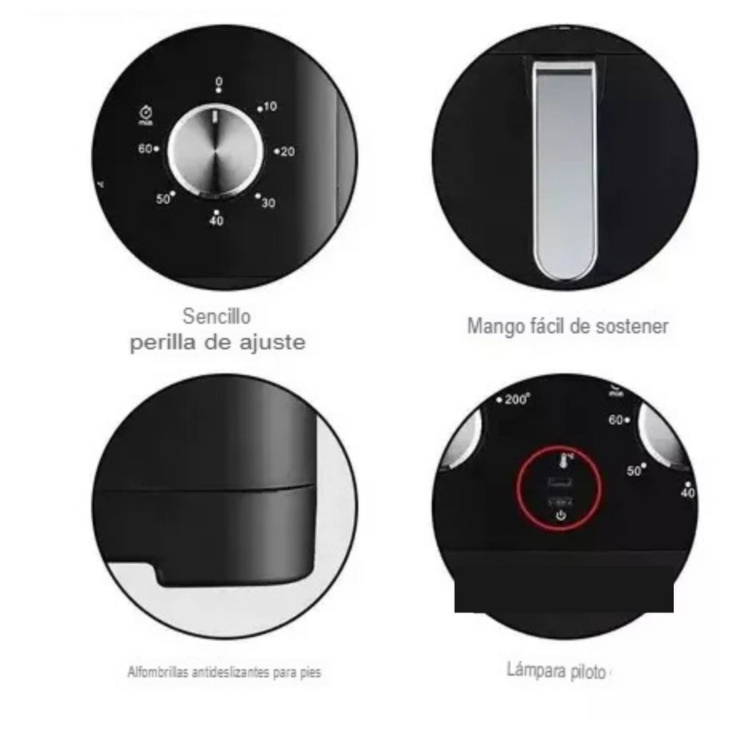 Freidora de Aire Sokany 8 Litros 2400W | Sin Aceite