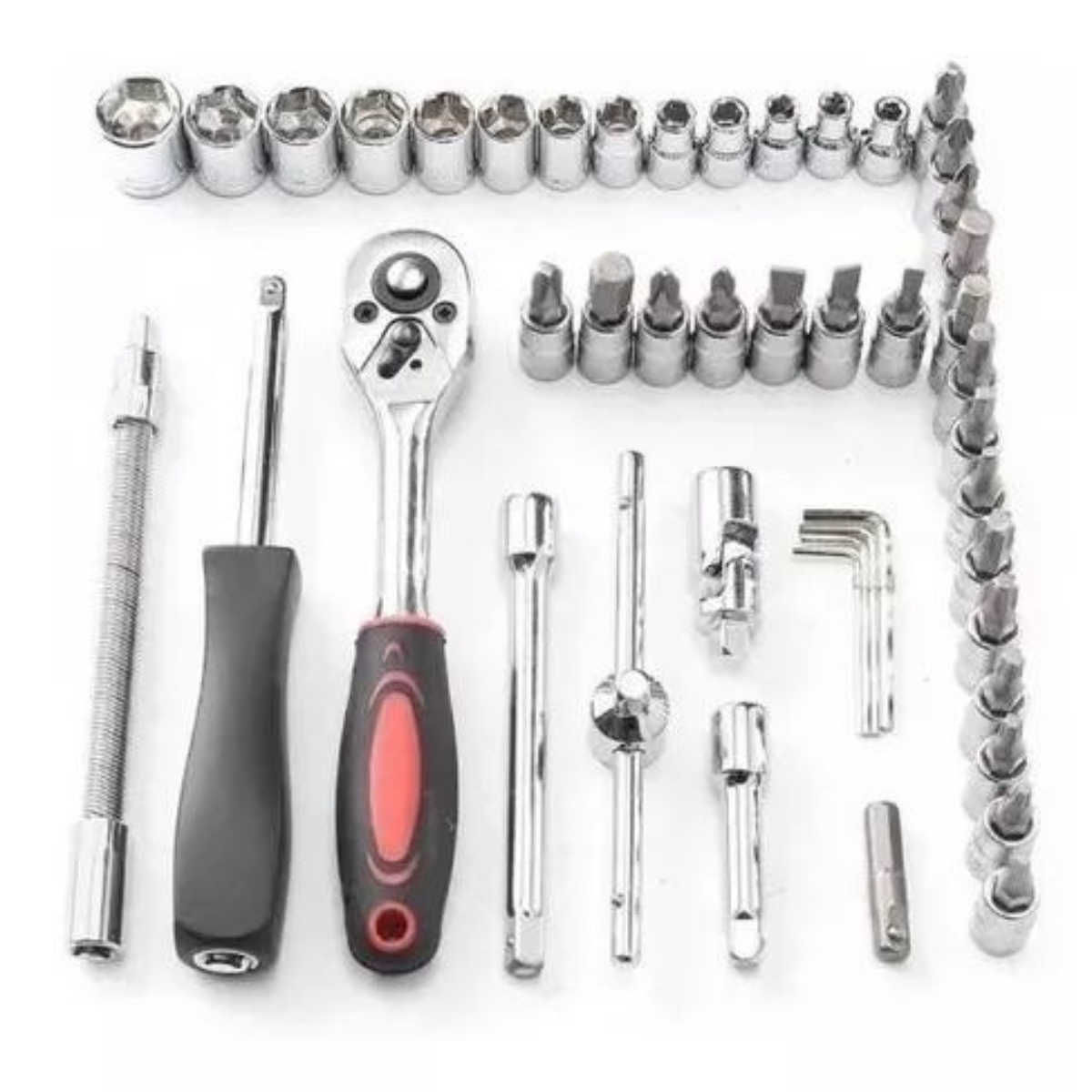 Juego de Herramientas de 46 Piezas – Kit Completo para el Hogar y Vehículo