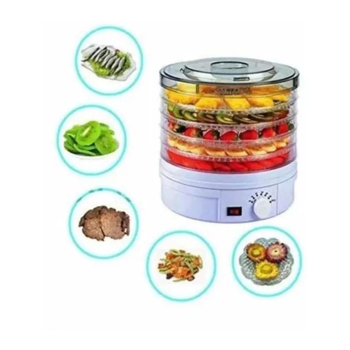 Deshidratador Eléctrico de Alimentos y Frutas — 5 Bandejas