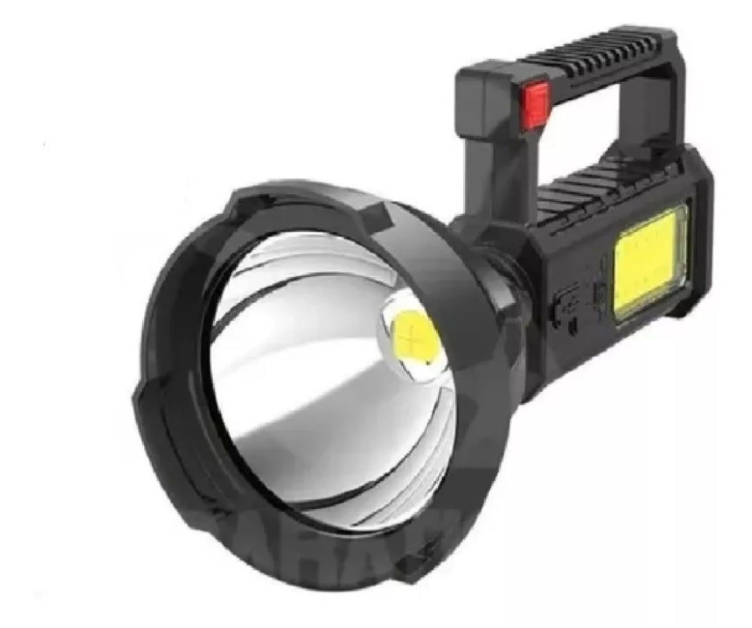 Linterna Recargable con Trípode L-832 — 4 Modos de Luz para Camping y Outdoor