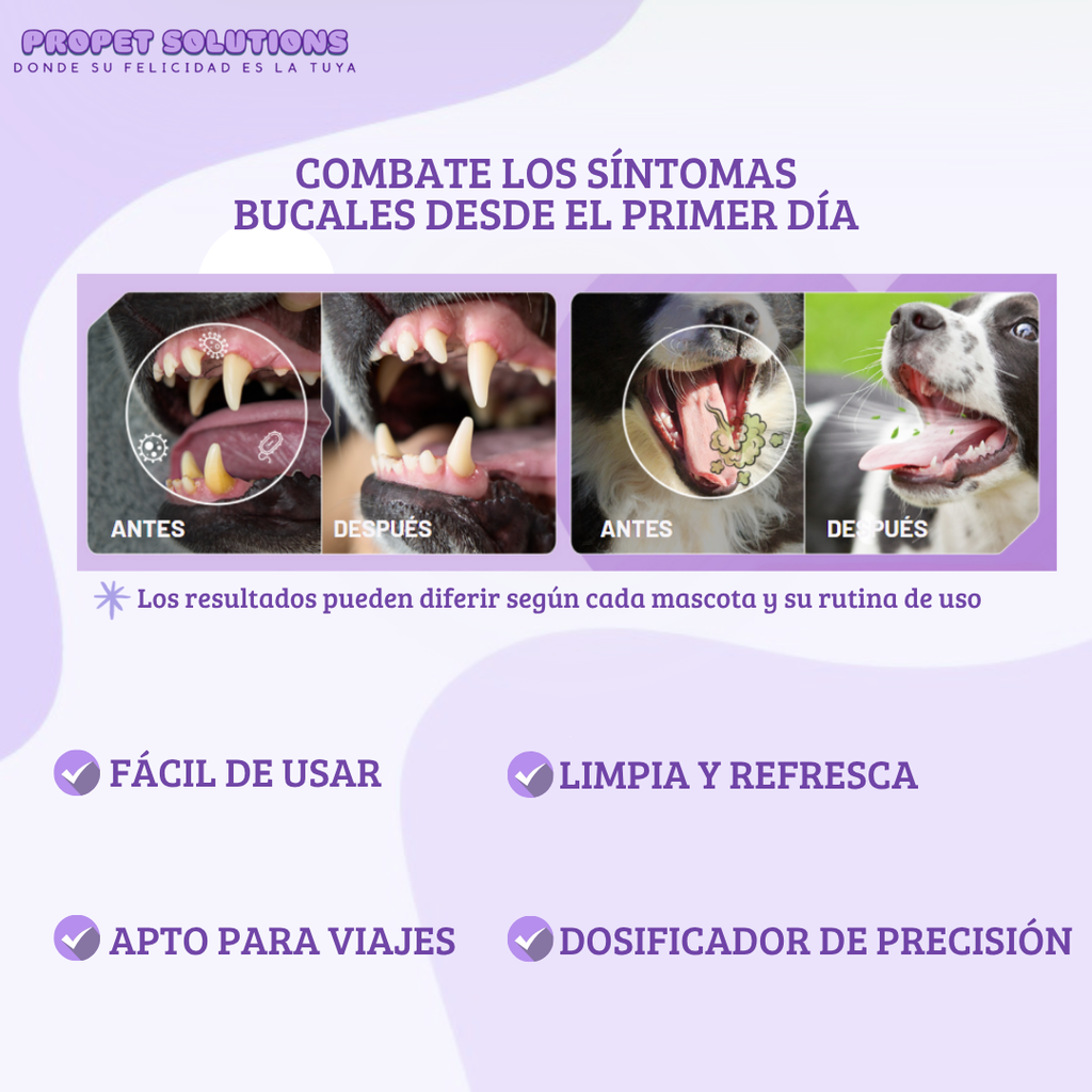 Oral Pet Spray Bucal para Mascotas — Elimina Sarro y Mal Aliento Sin Clínicas