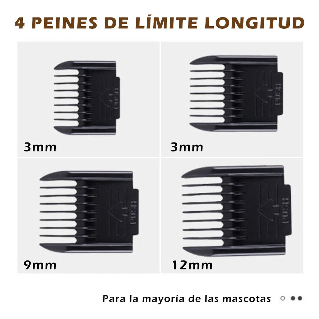 Kit Cortapelos Profesional para Mascotas — Set de Aseo Completo
