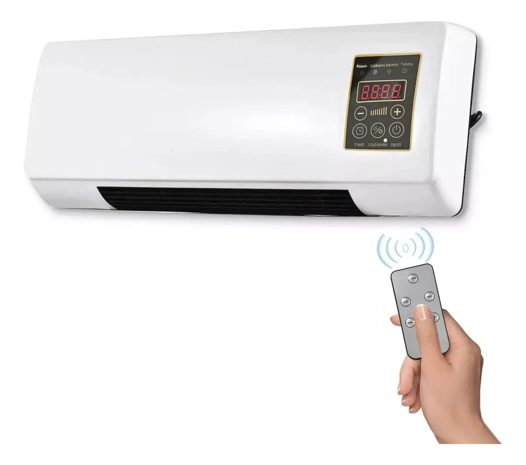 Calefactor Ventilador de Pared 2 en 1 – Frío y Calor
