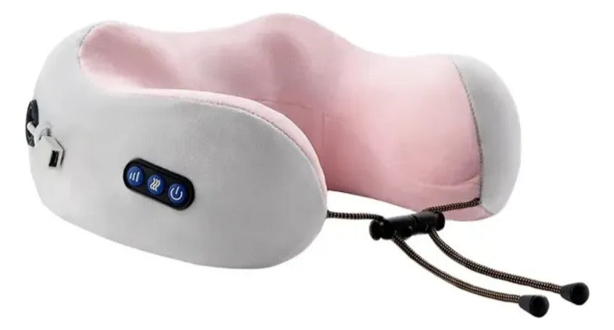 Masajeador Cervical con Calor Infrarrojo y Vibración — Relaja el Cuello Donde Quieras
