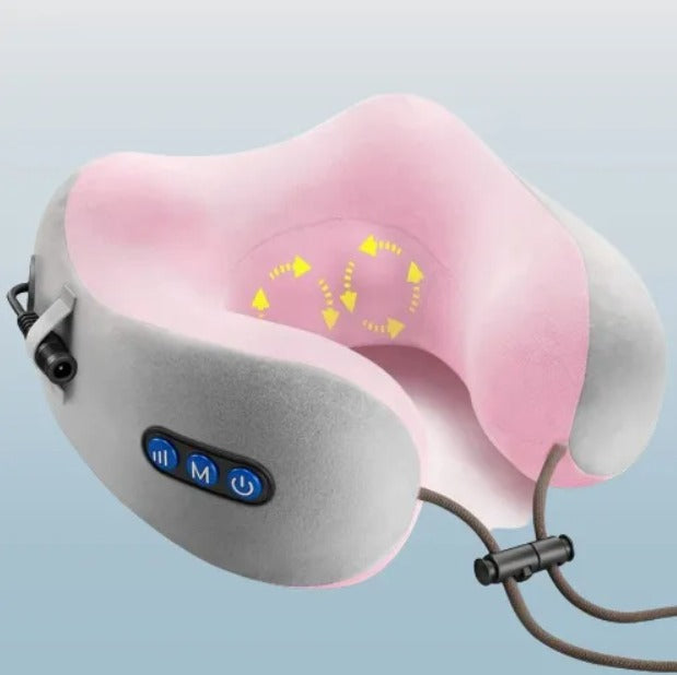 Masajeador Cervical con Calor Infrarrojo y Vibración — Relaja el Cuello Donde Quieras