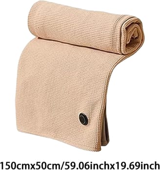 Manta Calefactora Eléctrica USB – 4 en 1 con 3 Niveles de Calor