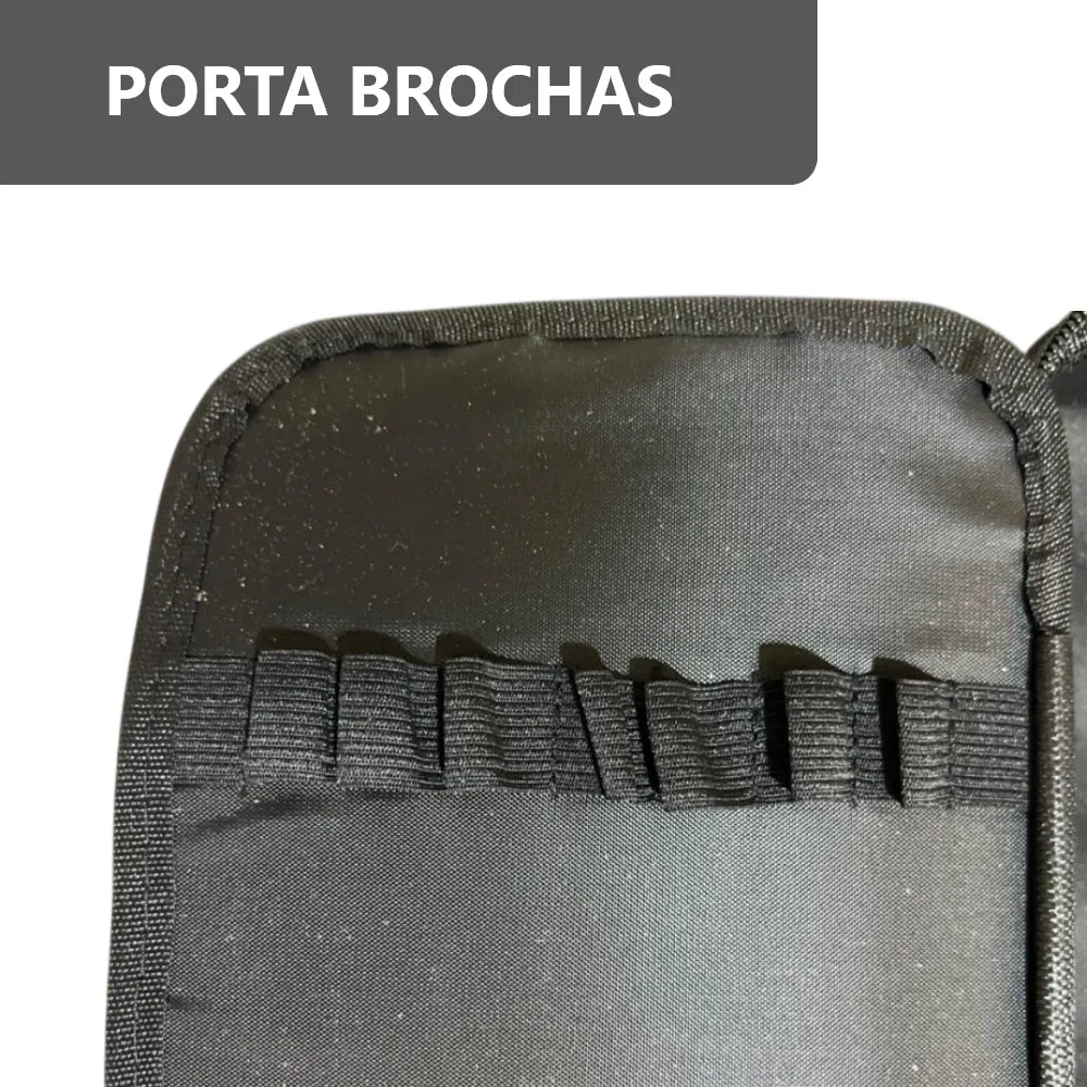 Cosmetiquero Portátil con Espejo y Luz LED — 3 Tonos de Luz para Maquillaje Perfecto