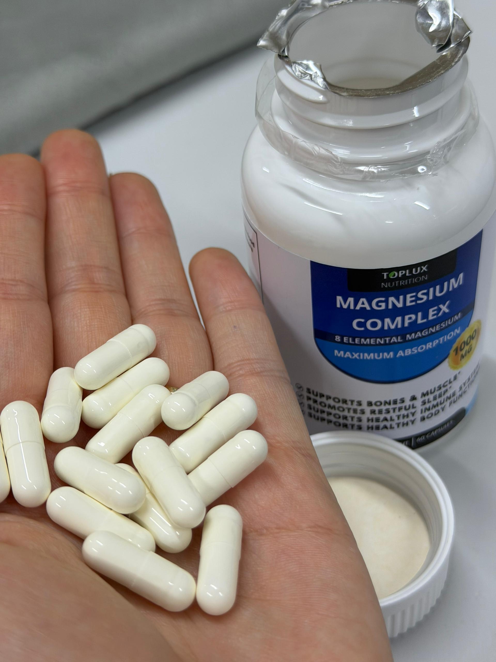 Magnesium Complex 8 en 1 — 1000mg Máxima Absorción para Sueño, Músculos e Inmunidad