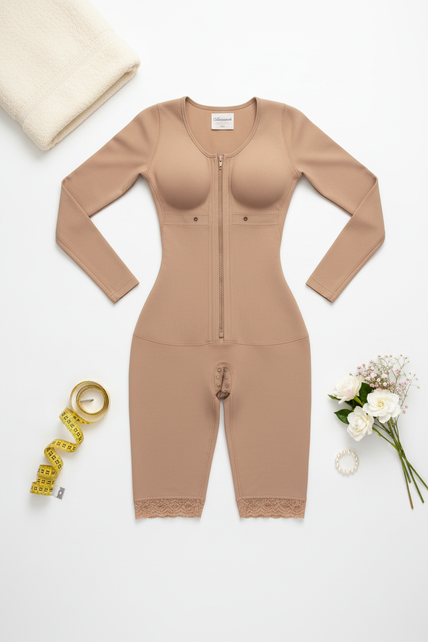 Flat lay estético con elementos complementarios