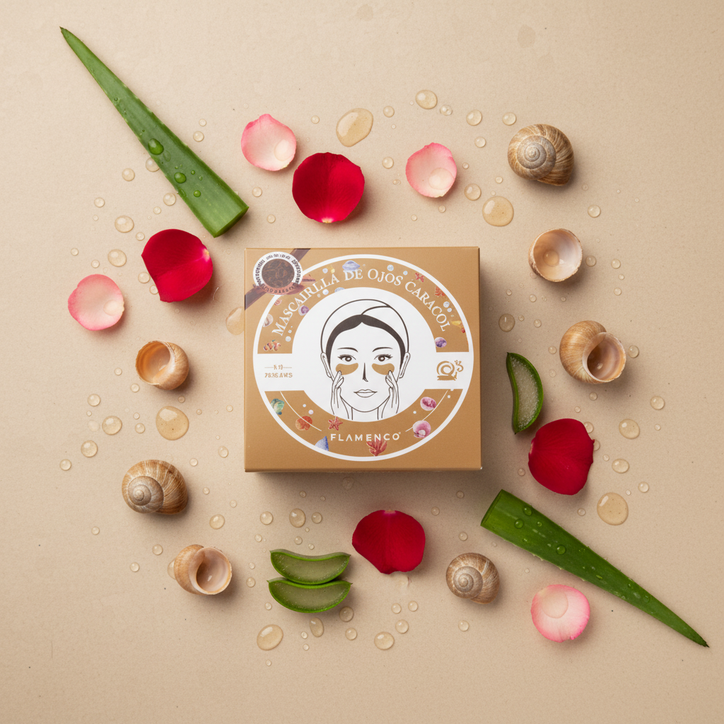 Flat lay Flamenco parches caracol