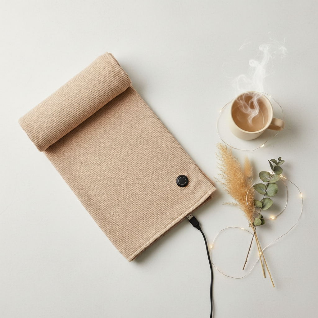 Flat lay manta calefactora