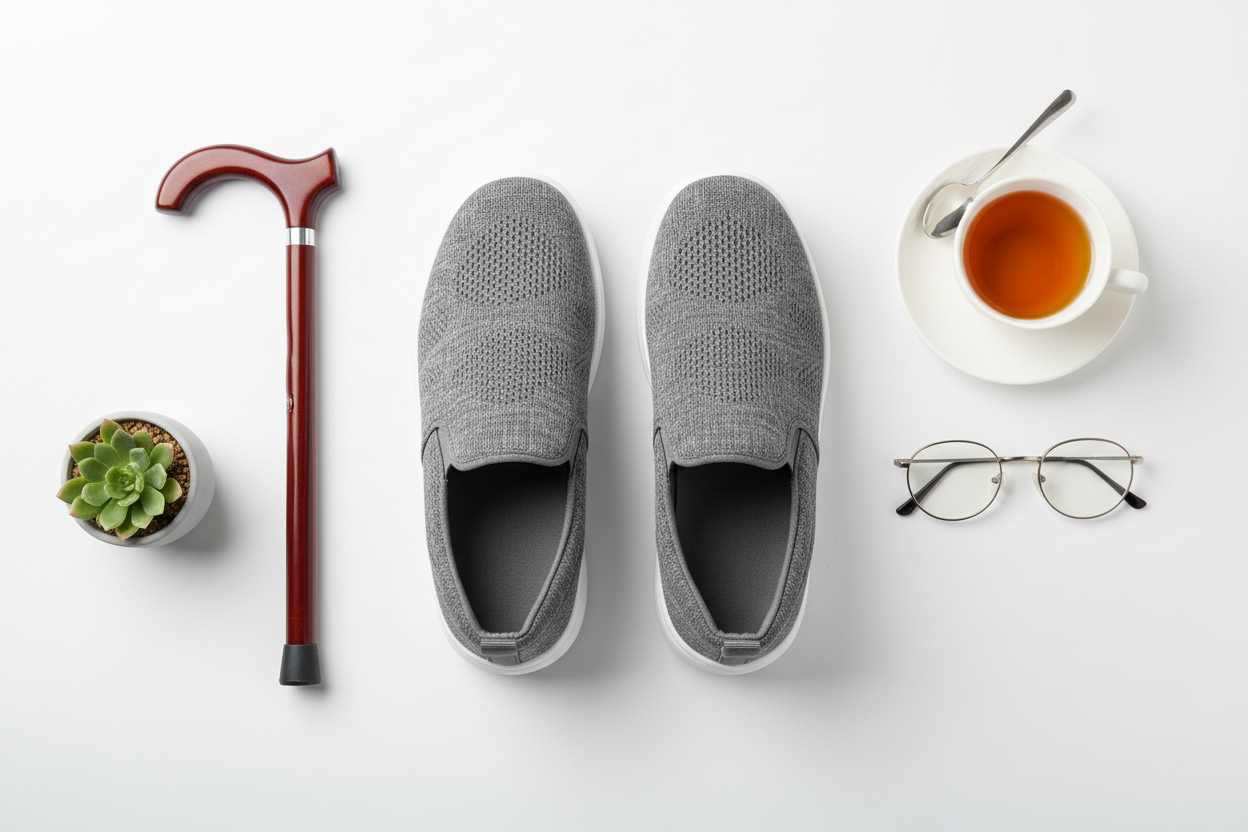 Seniorstep flat lay
