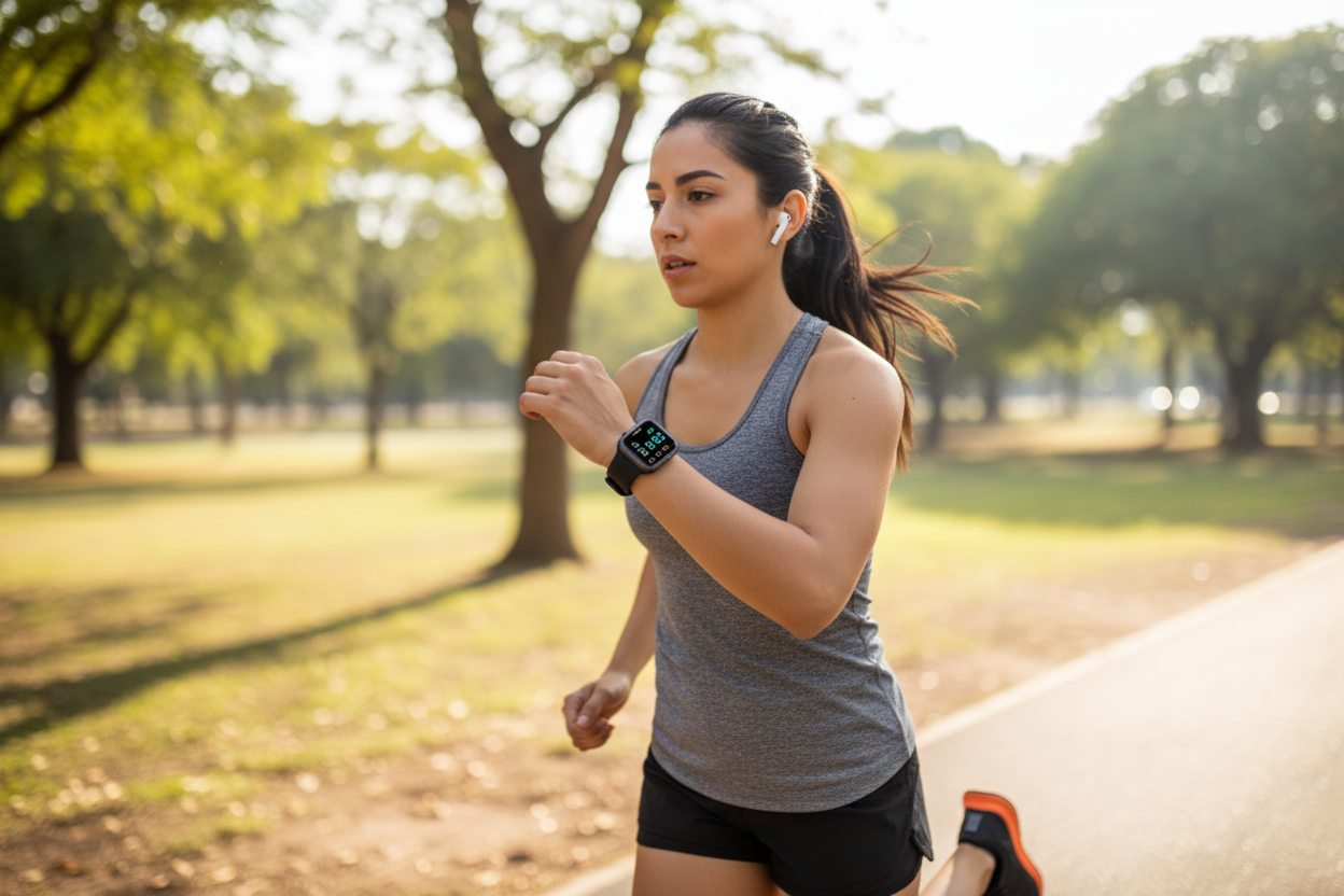X8 Ultra — mujer deportiva running